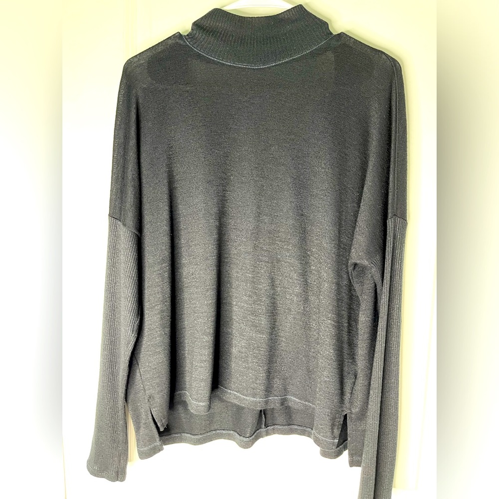 rag & bone Black Open-Back Sweater - Picture 3 of 9